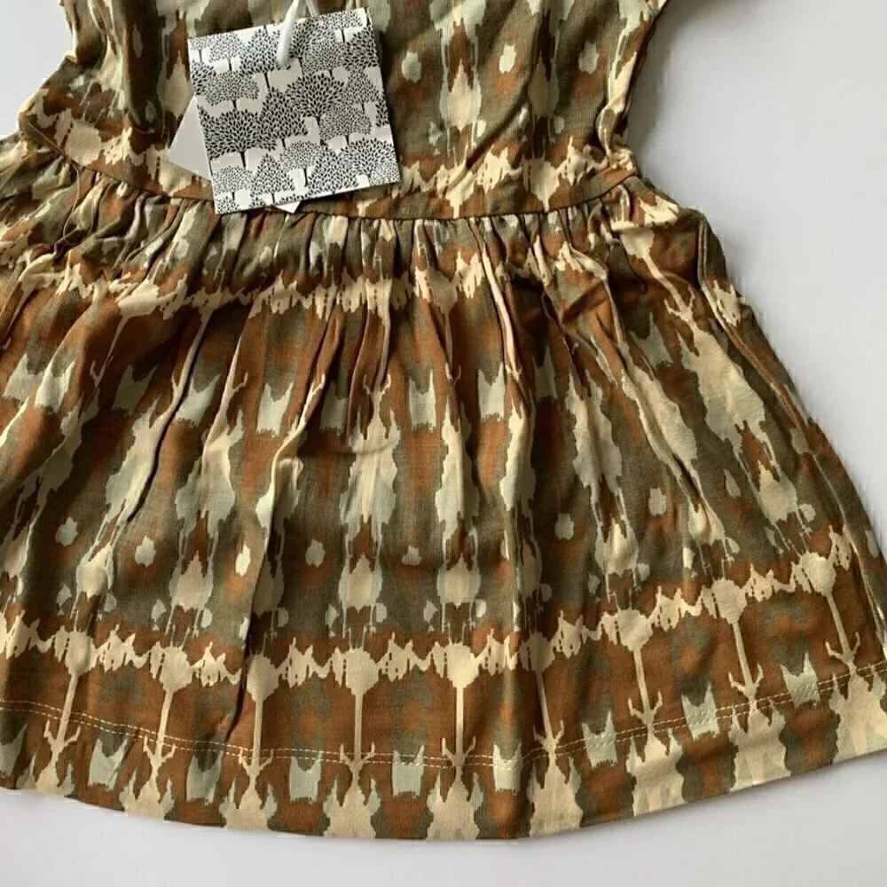 Kate Quinn Organics Ikat Girl Twirl Dress 6-12 Months
